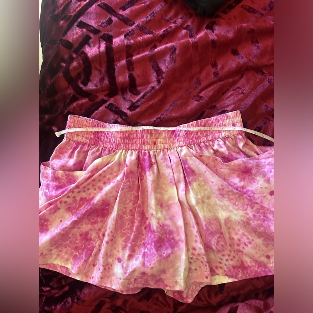 Juicy couture pink silk shirt Tye dye size large - Picture 5 of 7